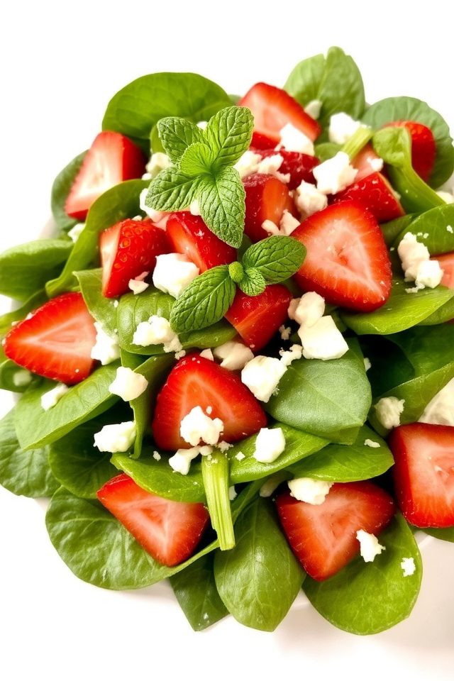 spring salad with feta