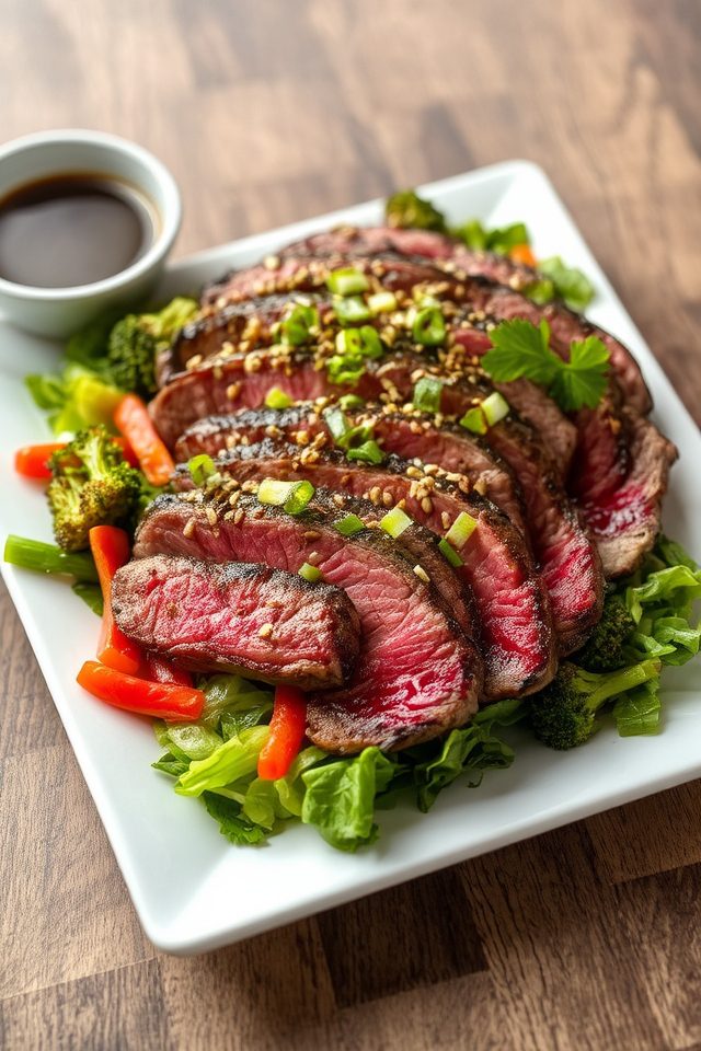 steak and broccoli salad