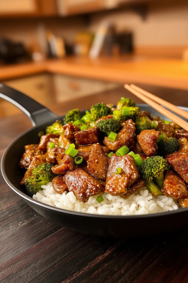 steak and broccoli stirfry