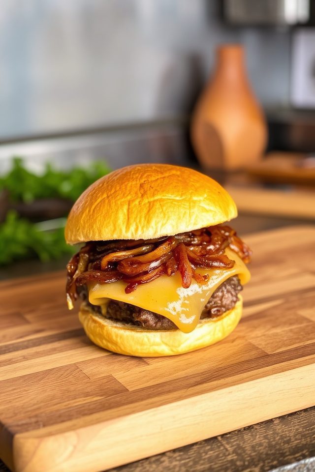 steak and caramelized onions