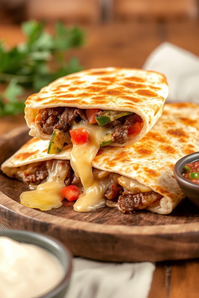 steak and cheese quesadilla