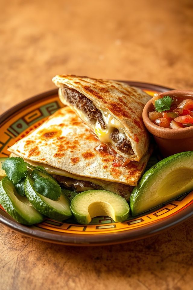 steak and fresh salsa