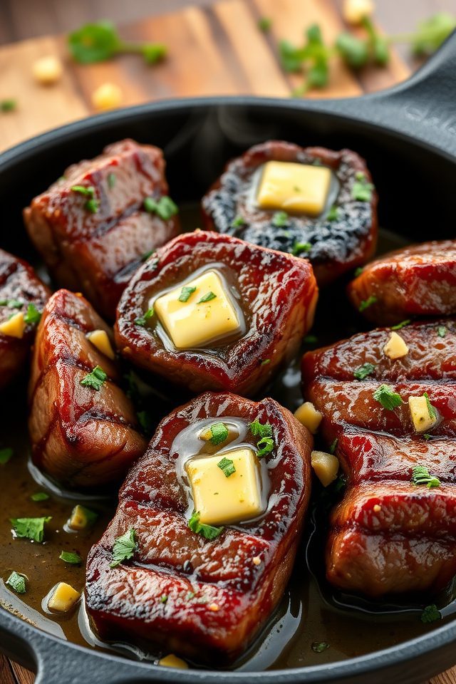 steak bites garlic butter
