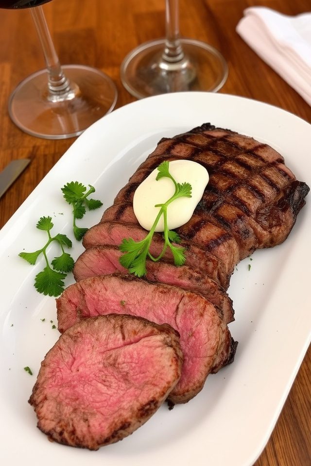 steak with horseradish sauce