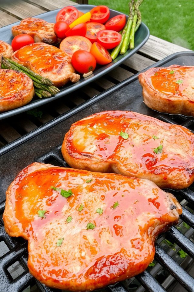 sticky honey garlic glaze