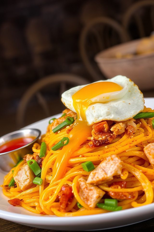 stir fried indonesian noodles