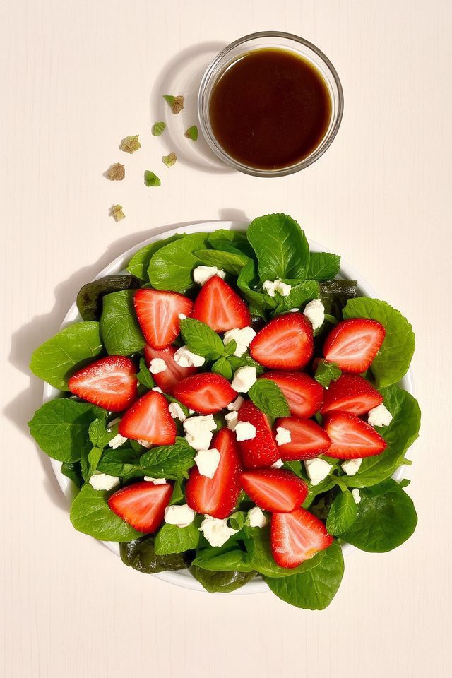 strawberry feta summer salad