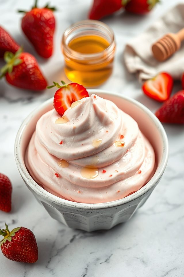 strawberry greek yogurt dessert