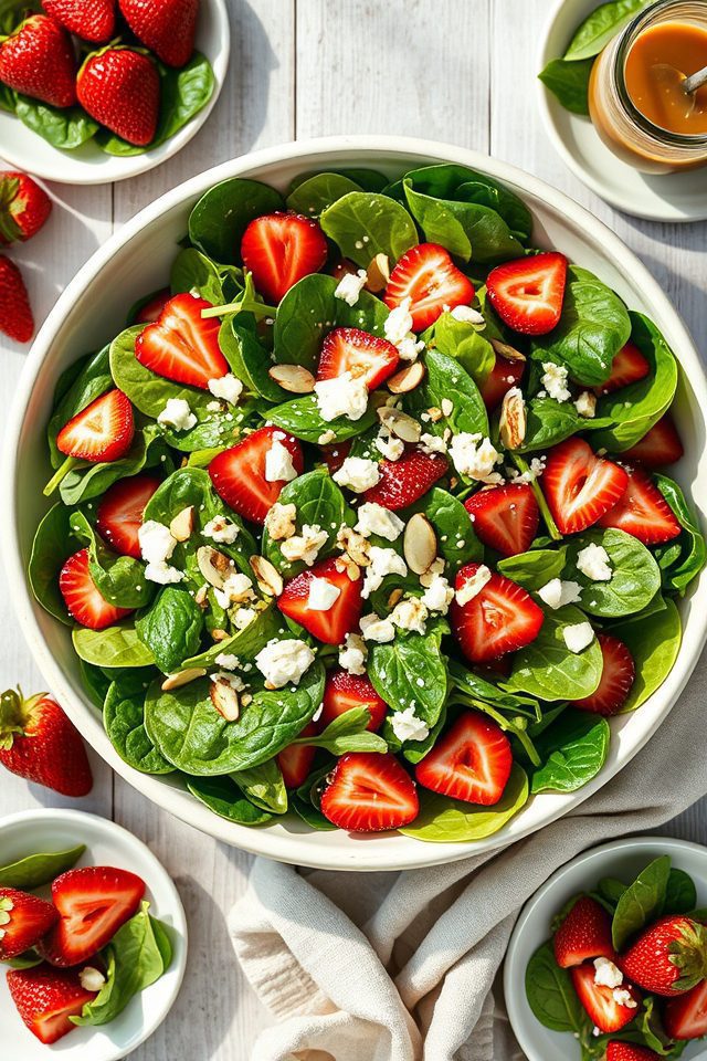 strawberry spinach poppy dressing