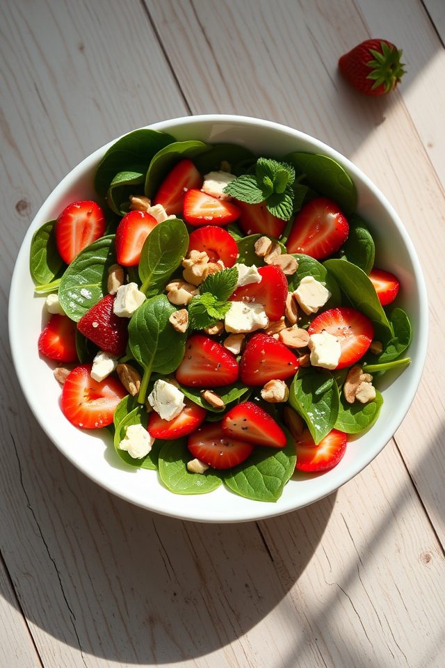 strawberry spinach poppy dressing