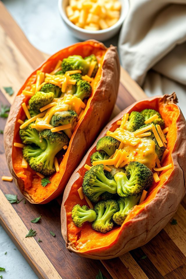 stuffed sweet potatoes recipe