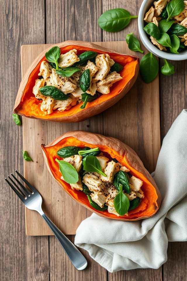stuffed sweet potatoes recipe