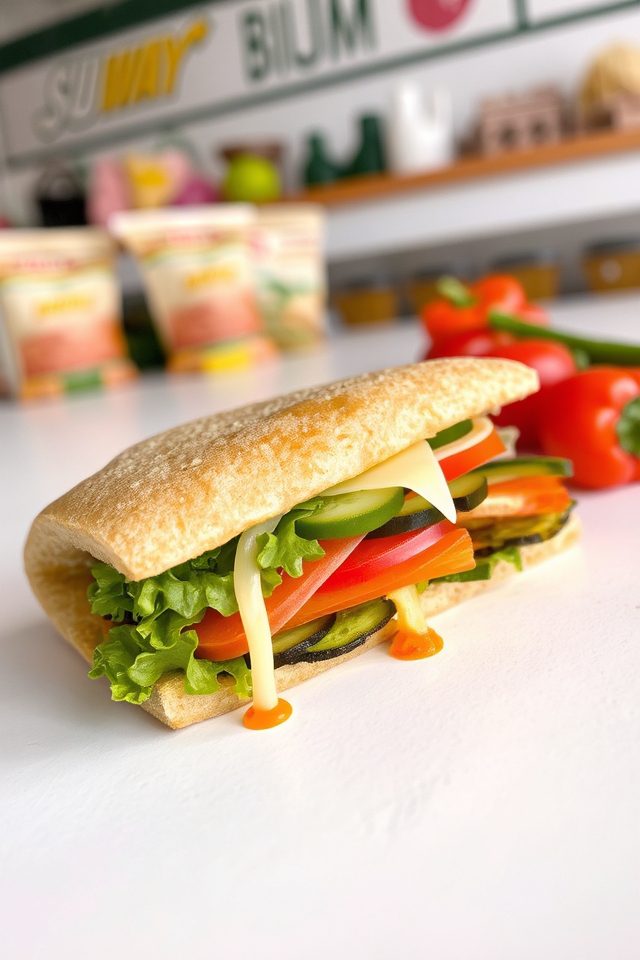 subway vegetarian sandwich options