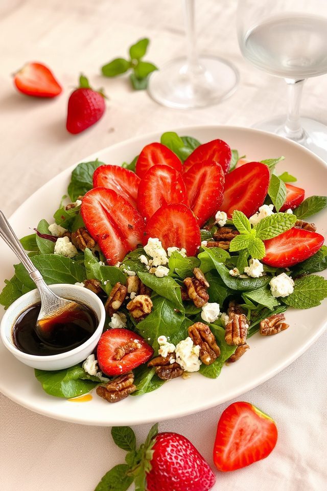 summer strawberry balsamic pairing