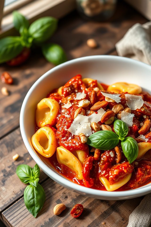 sun dried tomato tortellini
