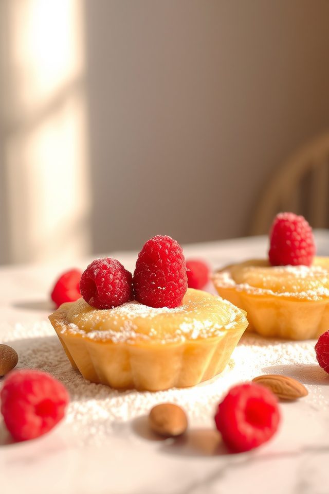 sweet almond pastry tarts