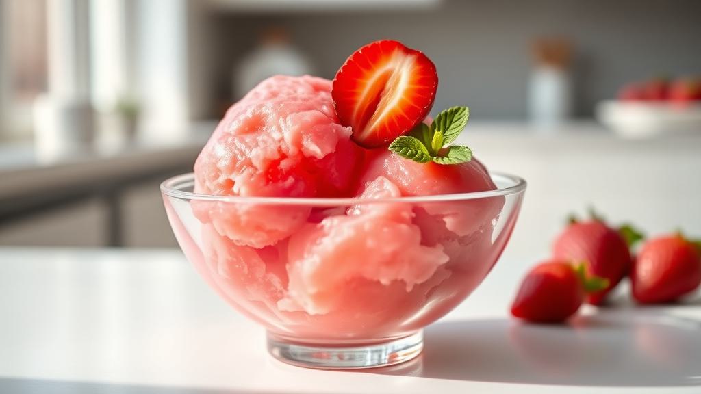 sweet and fresh dessert