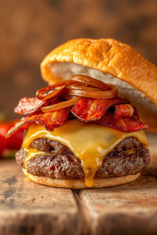 sweet and savory burgers