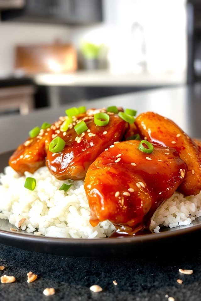 sweet and savory chicken