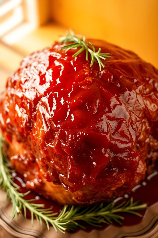 sweet and savory ham