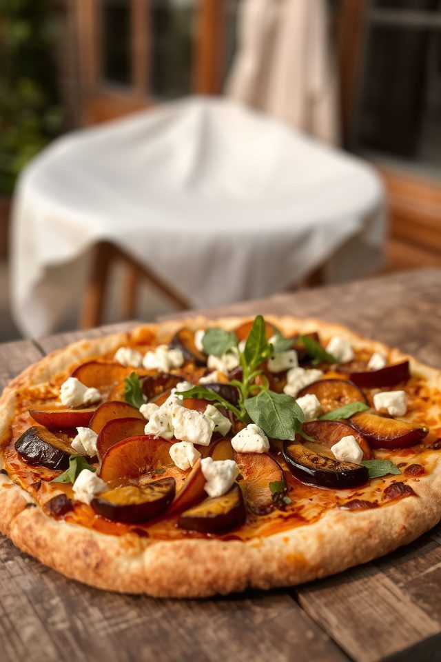 sweet and savory pizza