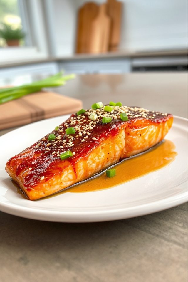 sweet and savory salmon