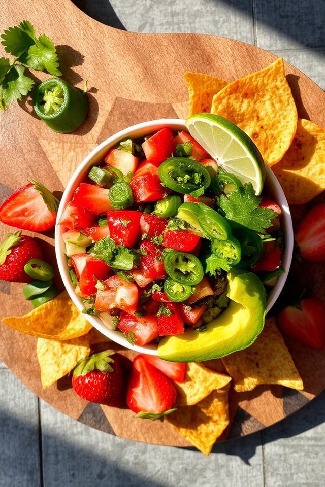 sweet and savory salsa