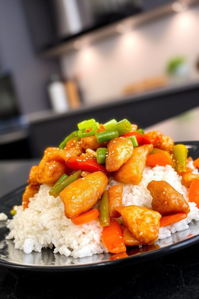 sweet and sour chicken