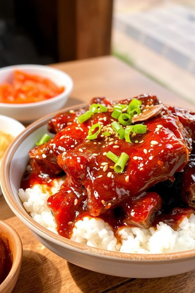 sweet and spicy beef