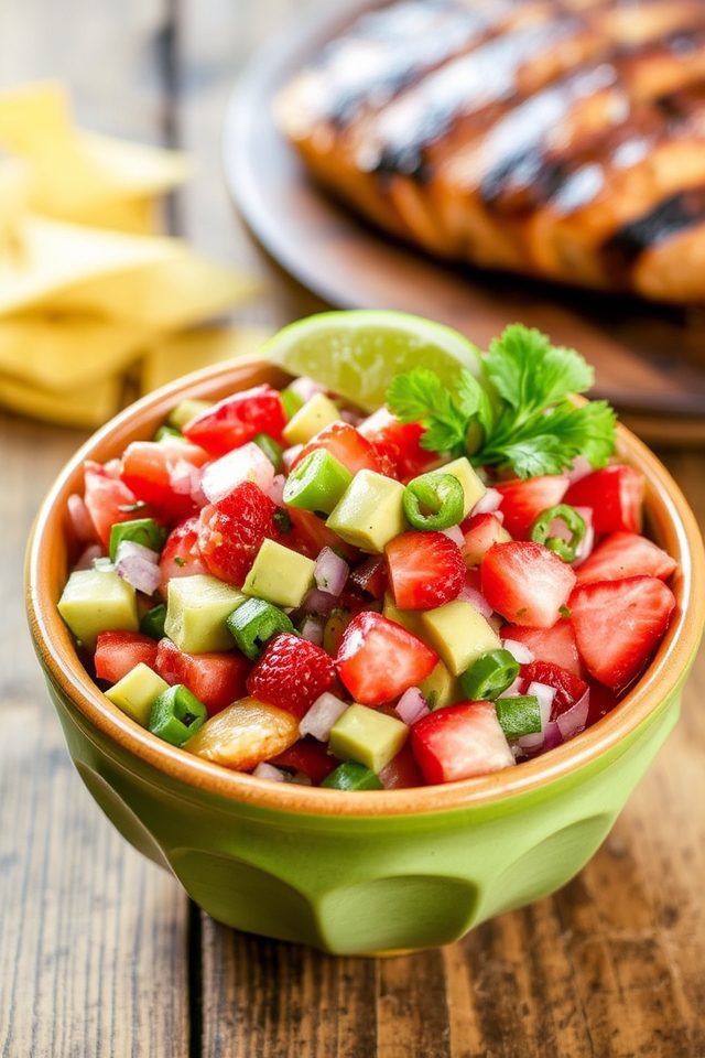 sweet and spicy salsa