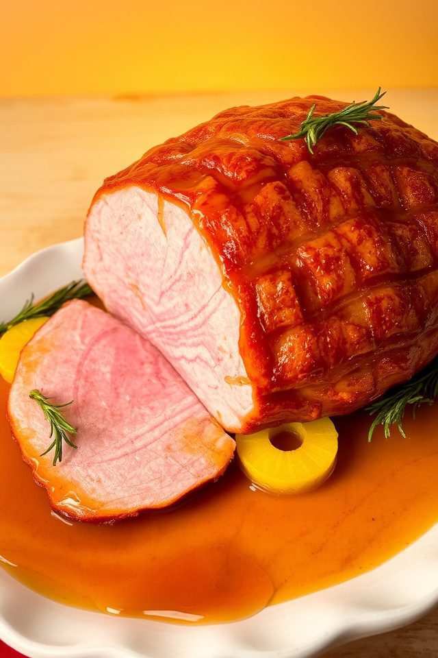 sweet and sticky ham