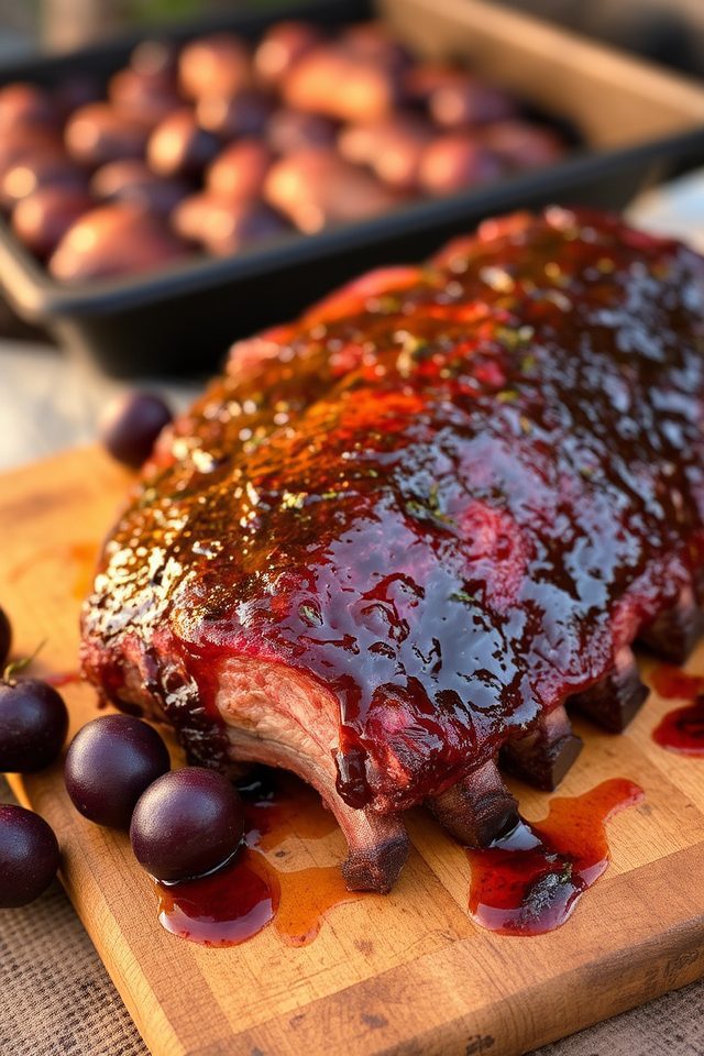 sweet and tangy glaze