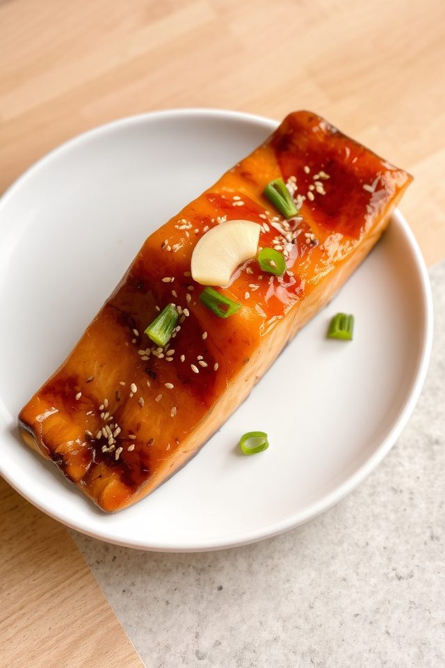 sweet asian salmon glaze