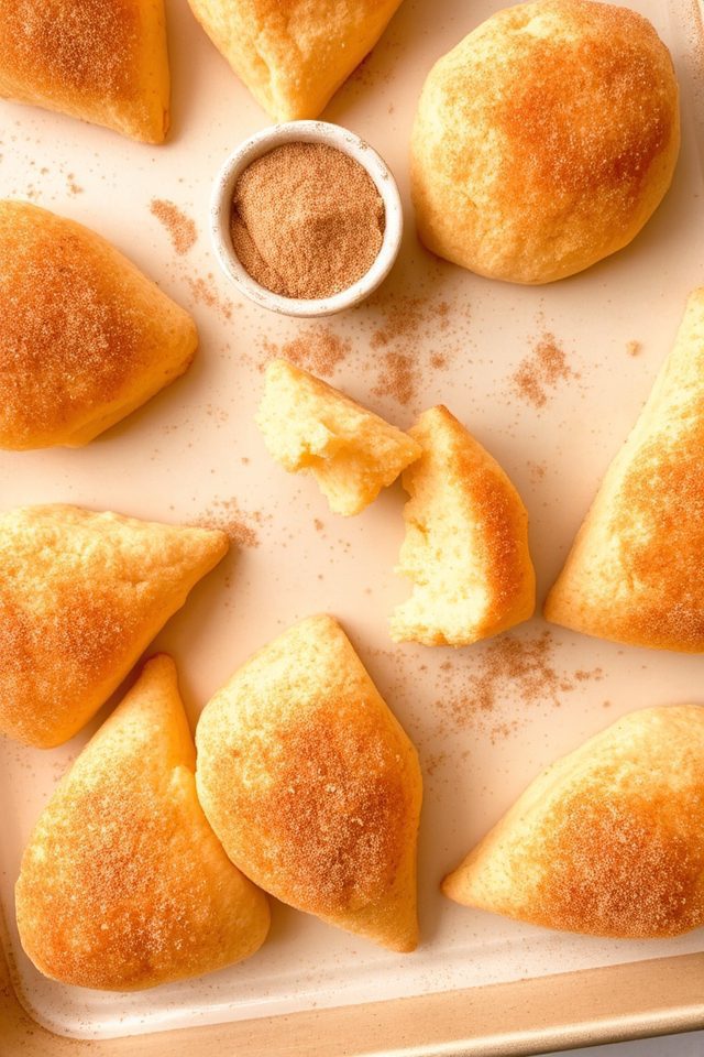 sweet cinnamon sugar biscuits