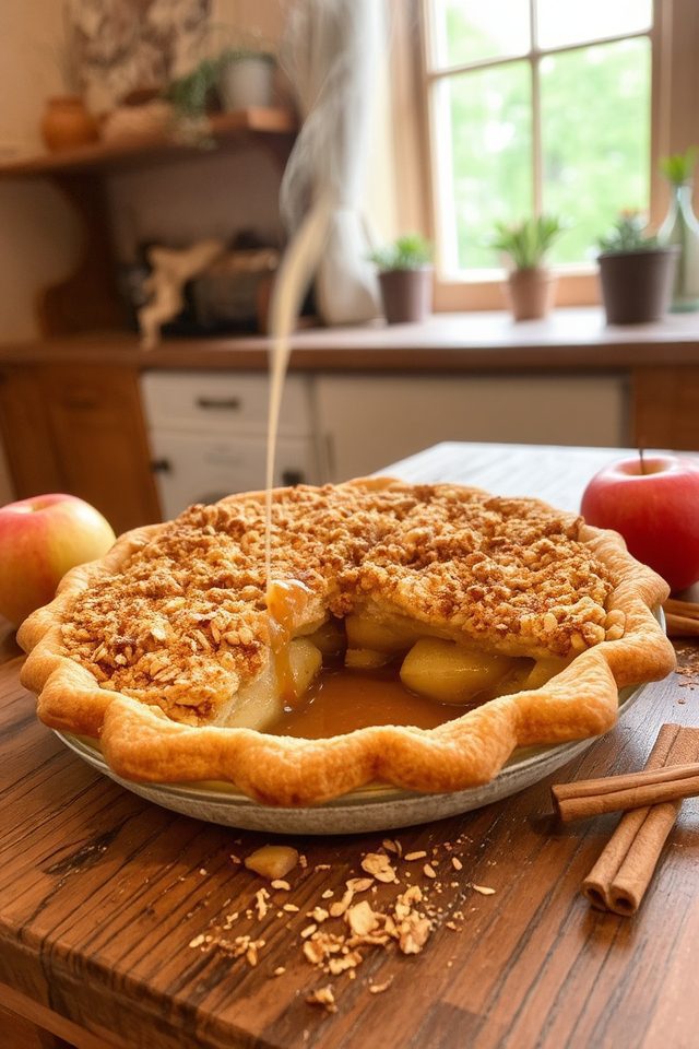 sweet flaky apple pie
