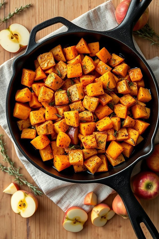 sweet potato apple dish