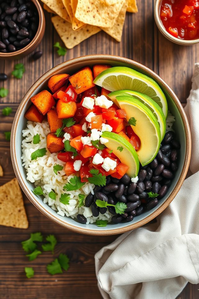 sweet potato bean bowl
