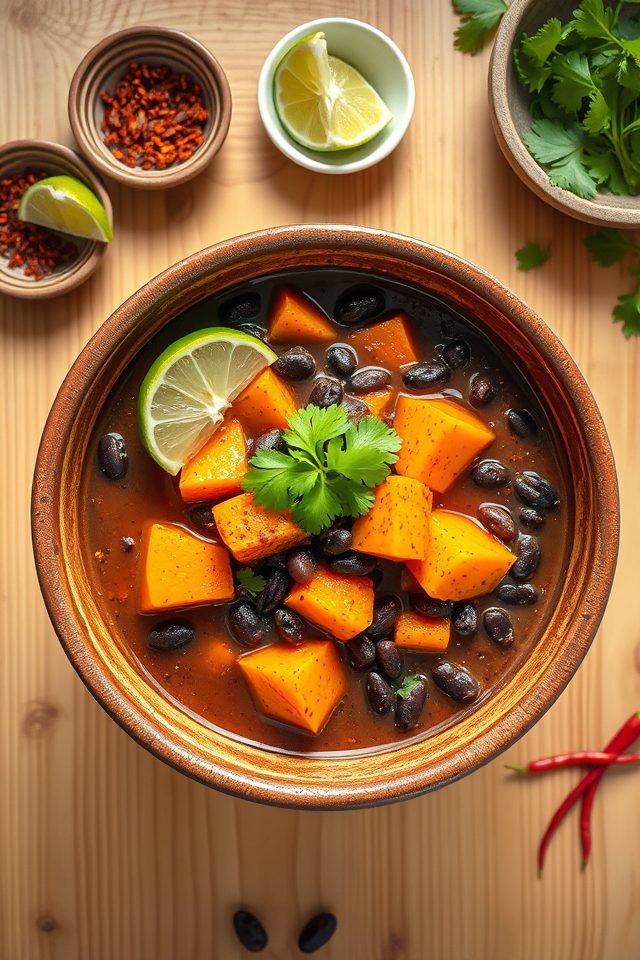 sweet potato bean stew