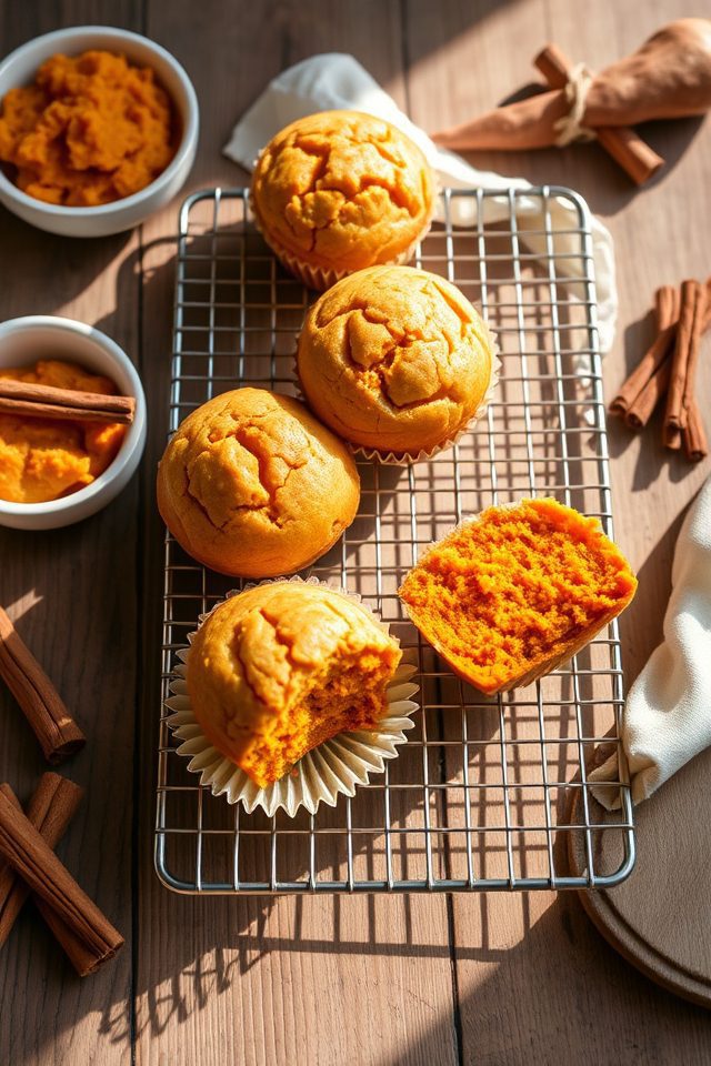 sweet potato cinnamon muffins