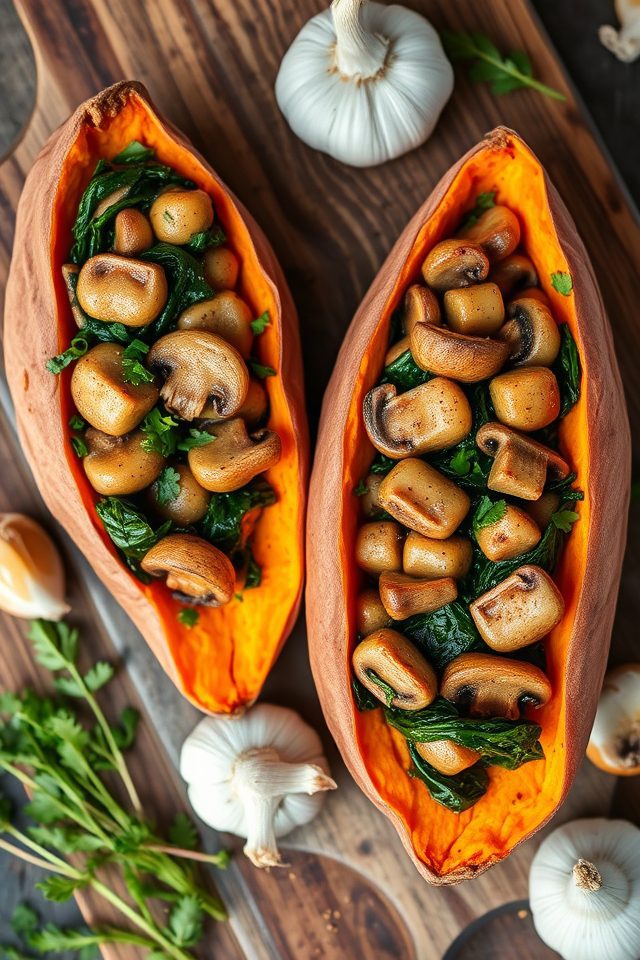 sweet potatoes stuffed vegetables