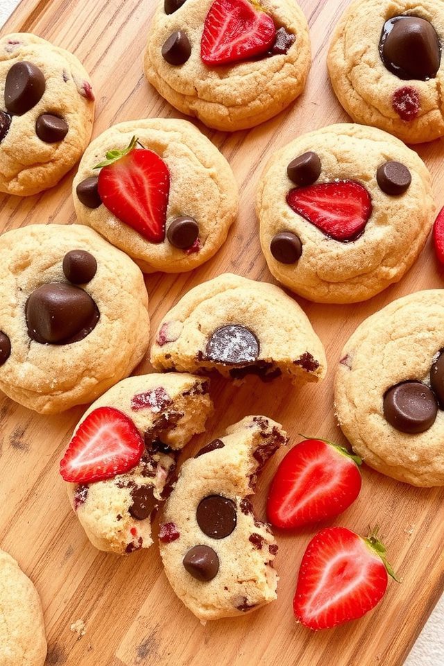 sweet strawberry chocolate treats