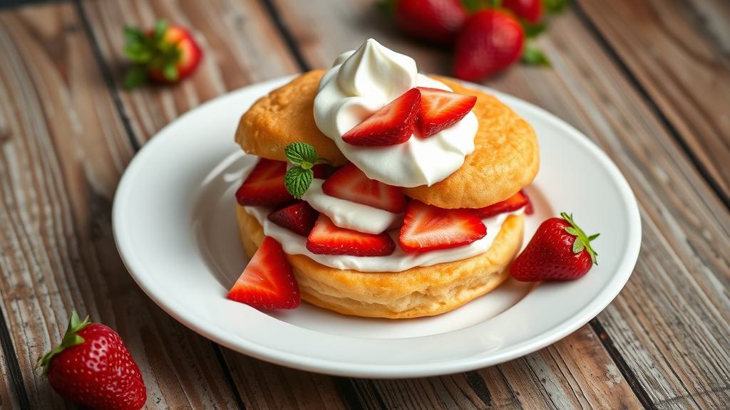sweet strawberry dessert treat