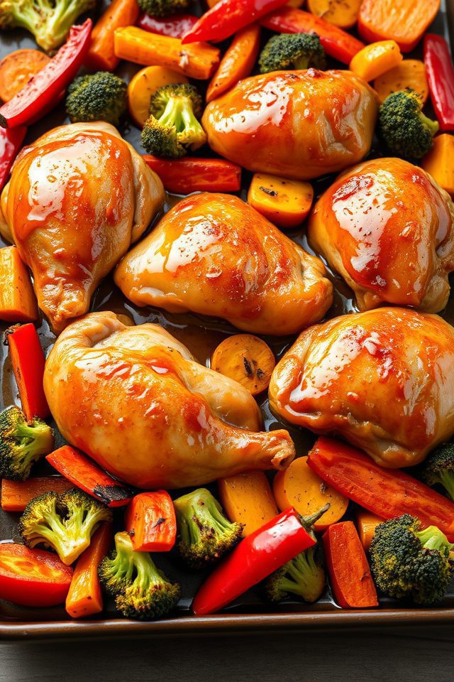 sweet tangy roasted dinner