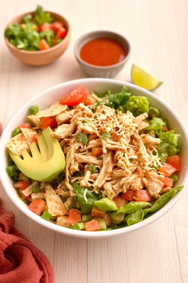 taco inspired chicken salad