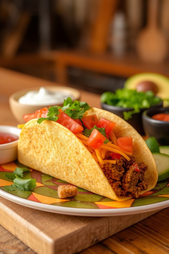tacos with ground beef