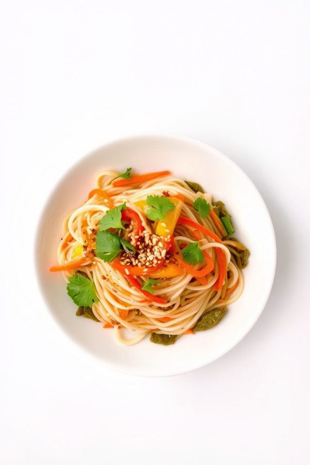 tangy asian noodle salad