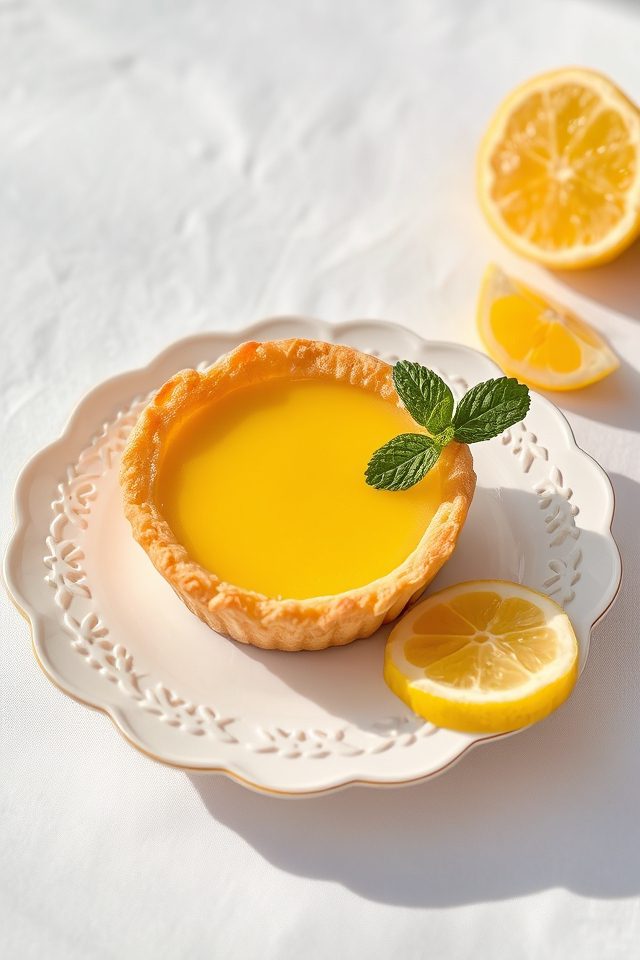 tangy lemon pastry tarts