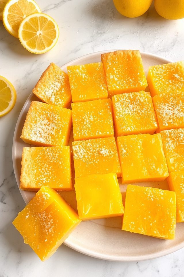 tangy lemon sweet treats