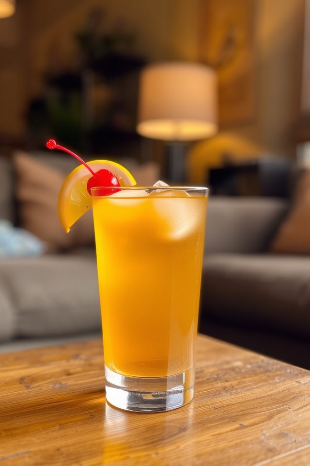 tangy whiskey lemon drink