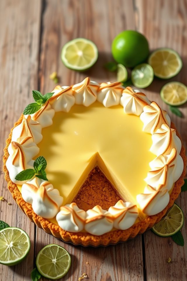 tart citrus dessert pie